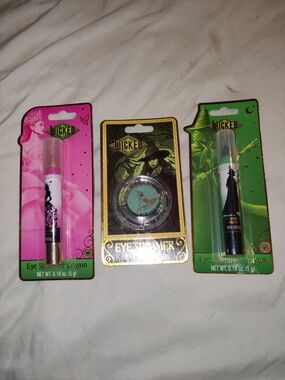 Arianna Grande Wicked Eye Shimmer Makeup Trio - Pink, Teal & Green